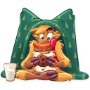 🤤-Reindeer Party, Telegram Sticker