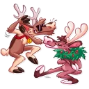 🕺-Reindeer Party, Telegram Sticker