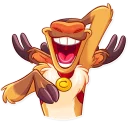 🤦‍♂️-Reindeer Party, Telegram Sticker
