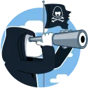 👁-Resistance Dog, Telegram Sticker