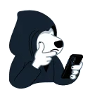 🤔-Resistance Dog, Telegram Sticker