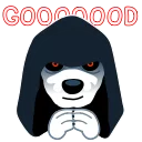 😈-Resistance Dog, Telegram Sticker