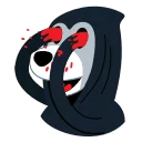 👎-Resistance Dog, Telegram Sticker