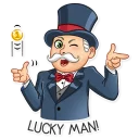 😉-Monopoly, Telegram Sticker