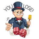 🎲-Monopoly, Telegram Sticker