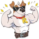 💪-Richie, Telegram Sticker