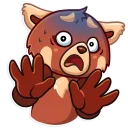 😨-Ricky Panda, Telegram Sticker
