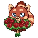 🌹-Ricky Panda, Telegram Sticker