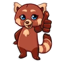 👍-Ricky Panda, Telegram Sticker