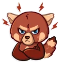 😡-Ricky Panda, Telegram Sticker