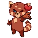 😘-Ricky Panda, Telegram Sticker