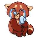 😭-Ricky Panda, Telegram Sticker