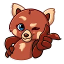 😉-Ricky Panda, Telegram Sticker