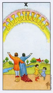 😢-Rider-Waite tarot deck (  ), Telegram Sticker