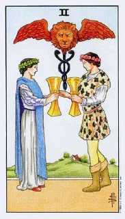 😕-Rider-Waite tarot deck (  ), Telegram Sticker
