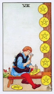 😦-Rider-Waite tarot deck (  ), Telegram Sticker