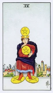 😑-Rider-Waite tarot deck (  ), Telegram Sticker