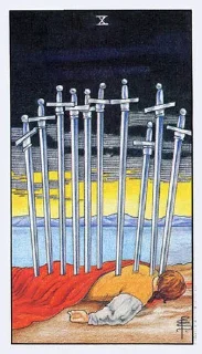 😓-Rider-Waite tarot deck (  ), Telegram Sticker