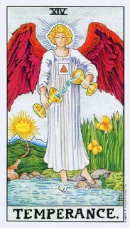 😌-Rider-Waite tarot deck (  ), Telegram Sticker