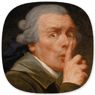 🤫-Riposte, Telegram Sticker