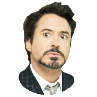 😳-Robert Downey Jr., Telegram Sticker