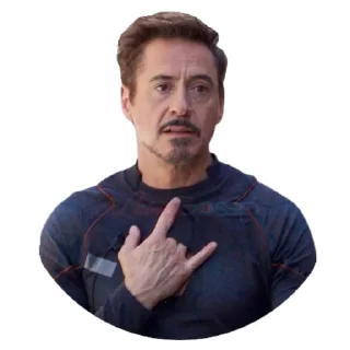 🤟-Robert Downey Jr., Telegram Sticker