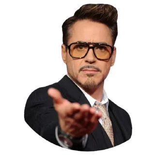 😤-Robert Downey Jr., Telegram Sticker