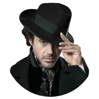 🎩-Robert Downey Jr., Telegram Sticker