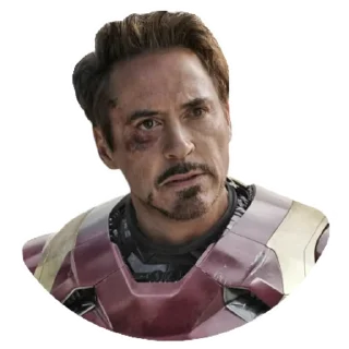 😡-Robert Downey Jr., Telegram Sticker