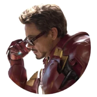 😎-Robert Downey Jr., Telegram Sticker