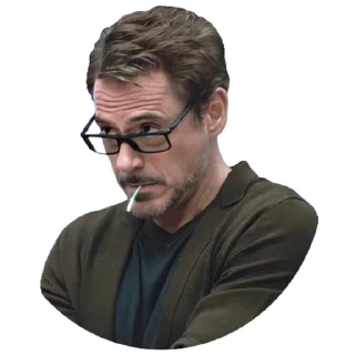 😒-Robert Downey Jr., Telegram Sticker