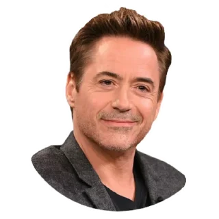 😊-Robert Downey Jr., Telegram Sticker