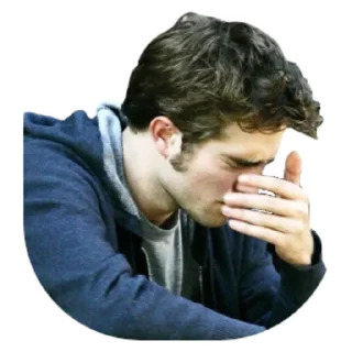 🤦‍♂-Robert Pattinson, Telegram Sticker