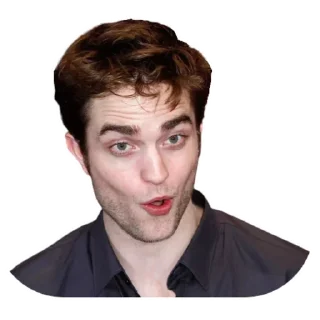 😮-Robert Pattinson, Telegram Sticker
