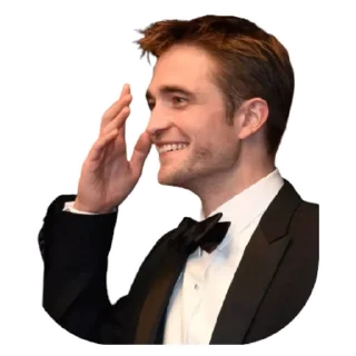 😄-Robert Pattinson, Telegram Sticker