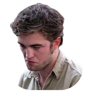 😔-Robert Pattinson, Telegram Sticker