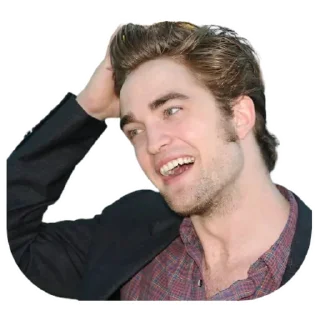 😅-Robert Pattinson, Telegram Sticker