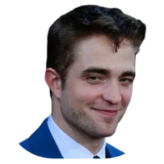 😊-Robert Pattinson, Telegram Sticker