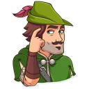 😏-Robin Hood, Telegram Sticker