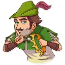 🤐-Robin Hood, Telegram Sticker