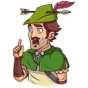 😨-Robin Hood, Telegram Sticker