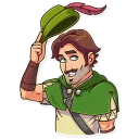 👋-Robin Hood, Telegram Sticker