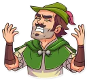 😠-Robin Hood, Telegram Sticker
