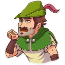 😠-Robin Hood, Telegram Sticker