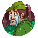 😭-Robin Hood, Telegram Sticker