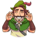 👌-Robin Hood, Telegram Sticker