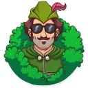 😎-Robin Hood, Telegram Sticker