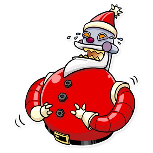 Robo Santa, telegram sticker