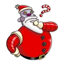 🤔-Robo Santa, Telegram Sticker