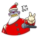 😑-Robo Santa, Telegram Sticker